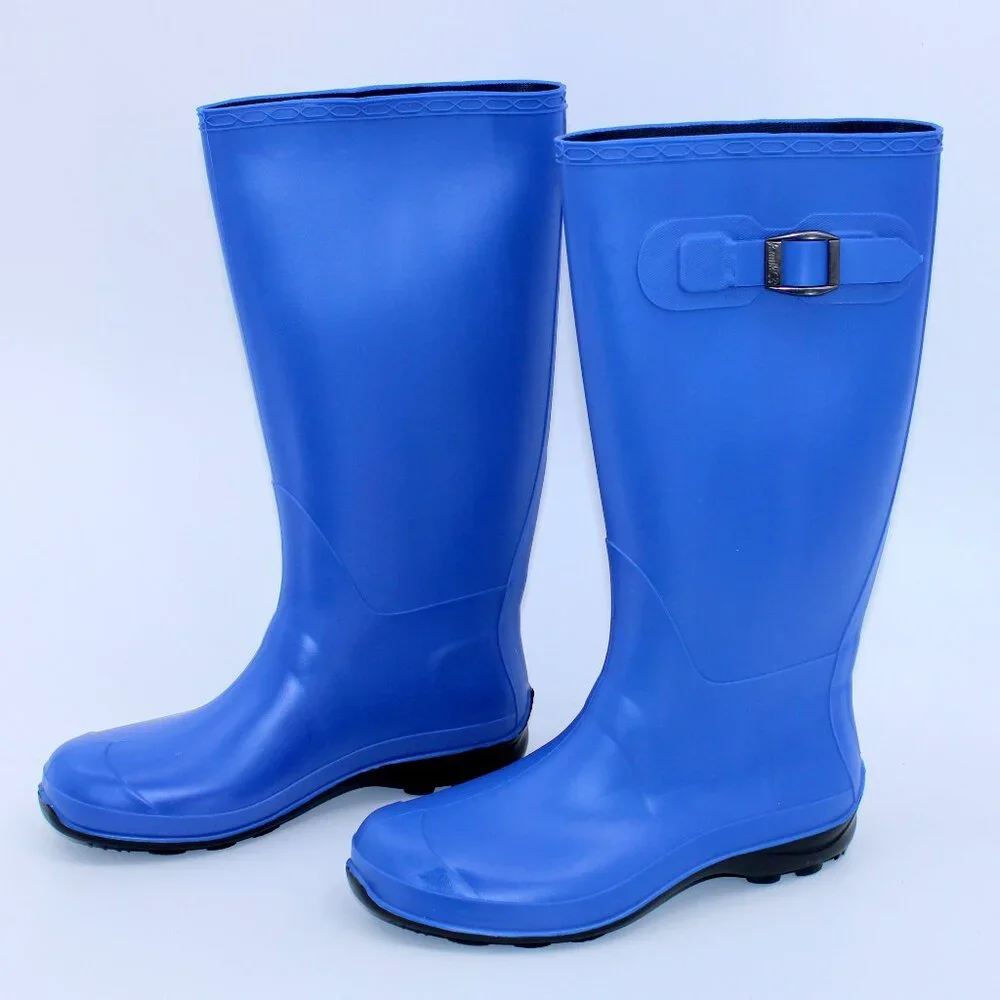 Kamik Olivia Rain Blue Rain Boots Size 7 - Picture 1 of 9